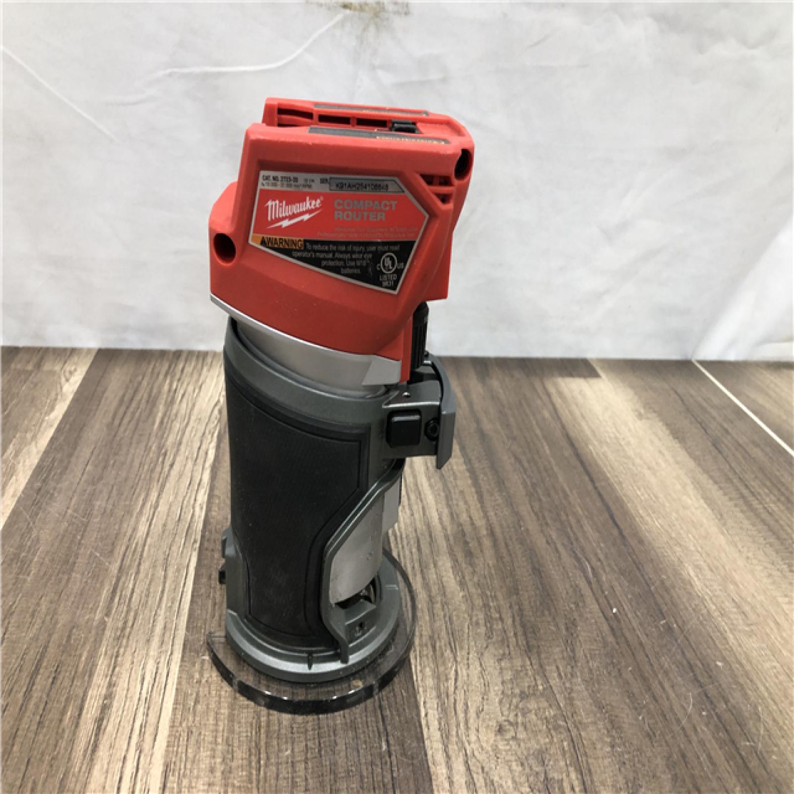 AS-IS Milwaukee  FUEL 18V Lithium-Ion Brushless Cordless Compact Router (Tool-Only)