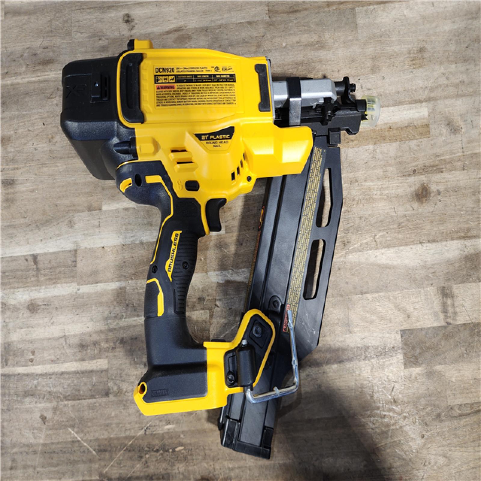 HOUSTON LOCATION - AS-IS DEWALT 20-Volt 21° Cordless Framing Nailer (Tool-Only)