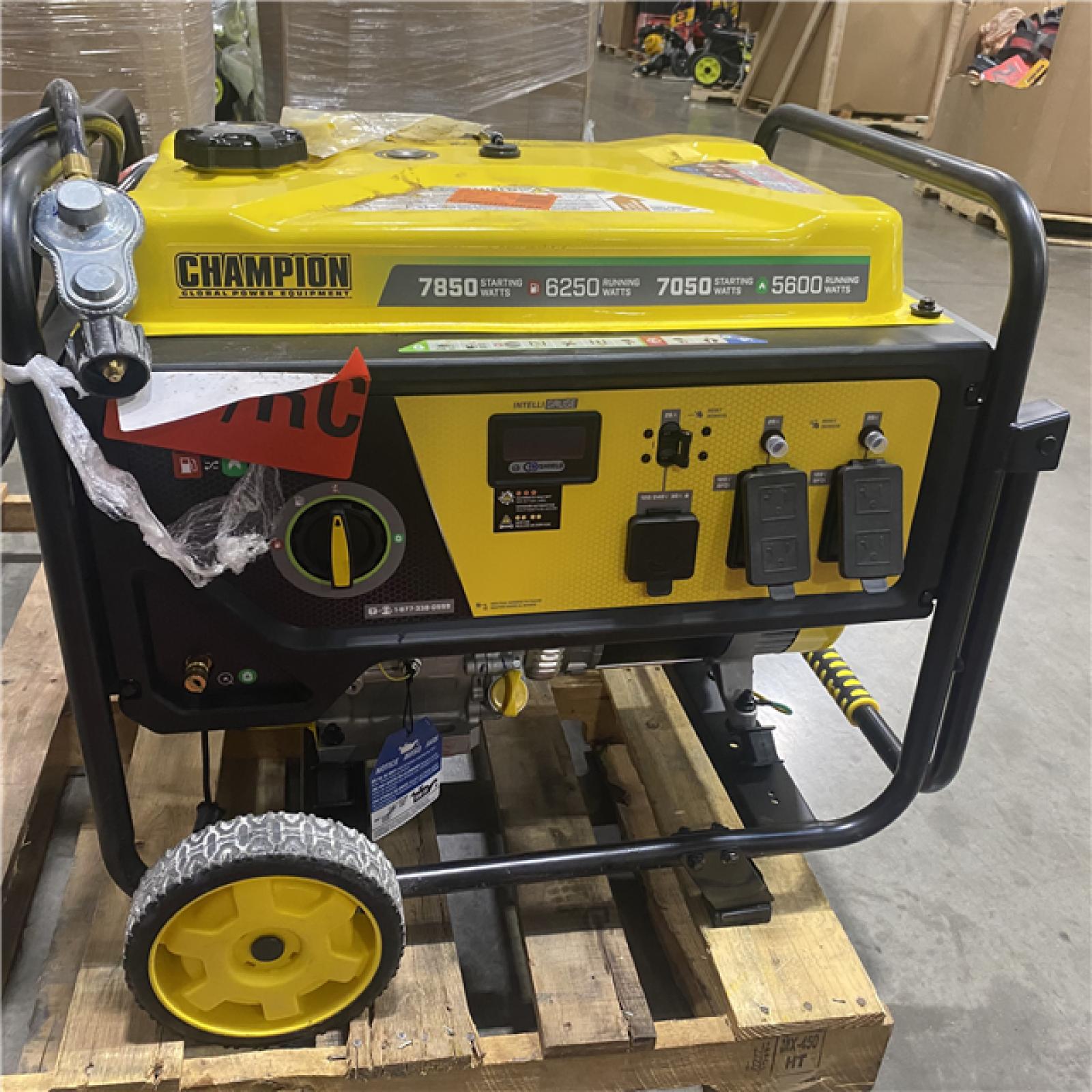 Dallas Location - As-Is Champion 201463 7850W Dual Fuel Generator