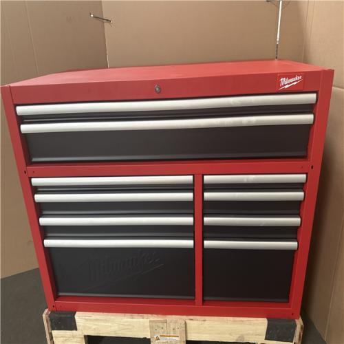 CALIFORNIA LIKE NEW MILWAUKEE HIGH CAPACITY STEEL STORAGE CABINET