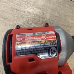 AS-IS Milwaukee  18V Lithium-Ion Brushless Cordless 1/4 in. Compact Impact Driver (Tool Only)