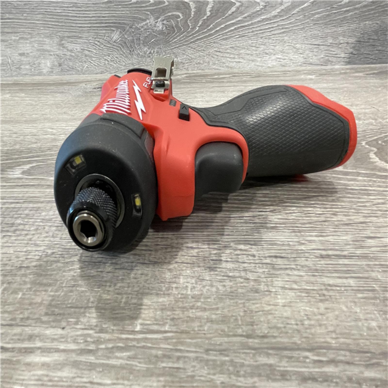AS-IS Milwaukee FUEL 12V Lithium-Ion Brushless Cordless 1/4 in. Hex Impact Driver (Tool-Only)