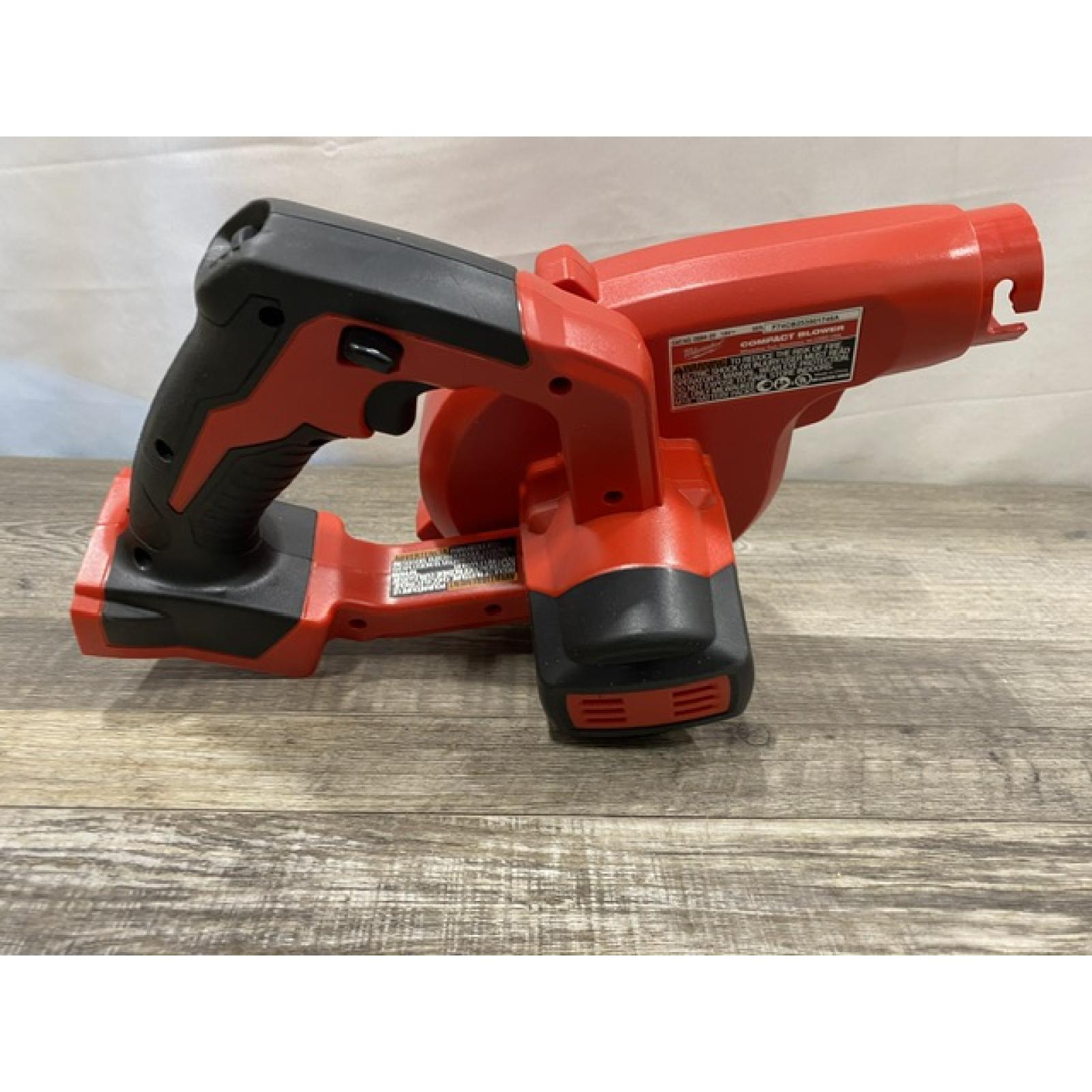 AS-IS Milwaukee 18V Lithium-Ion Cordless Compact Blower (Tool-Only)