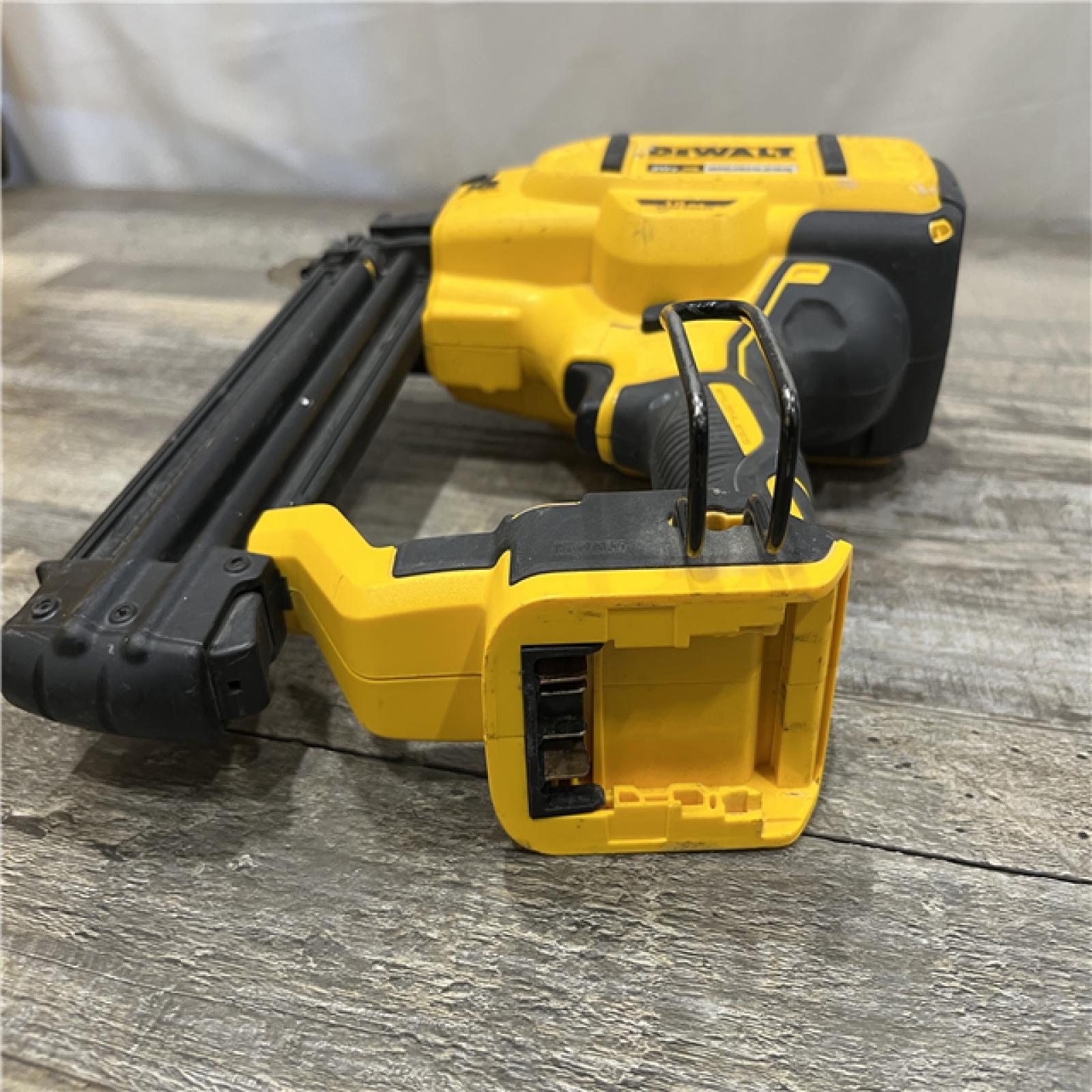 AS-IS DEWALT 20V MAX XR Lithium-Ion Electric Cordless 18-Gauge Brad Nailer (Tool Only)