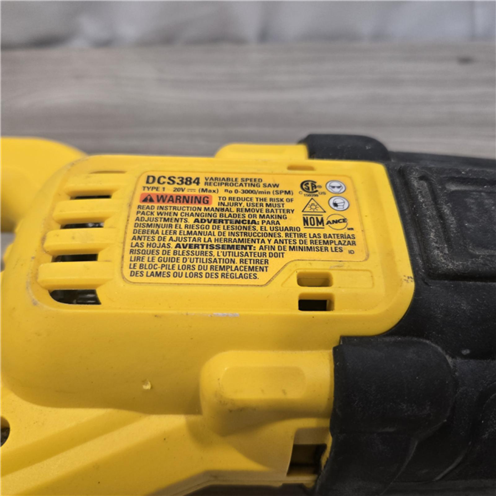 AS-IS DeWalt FLEXVOLT 60V MAX Cordless Reciprocating Saw (Tool-Only)
