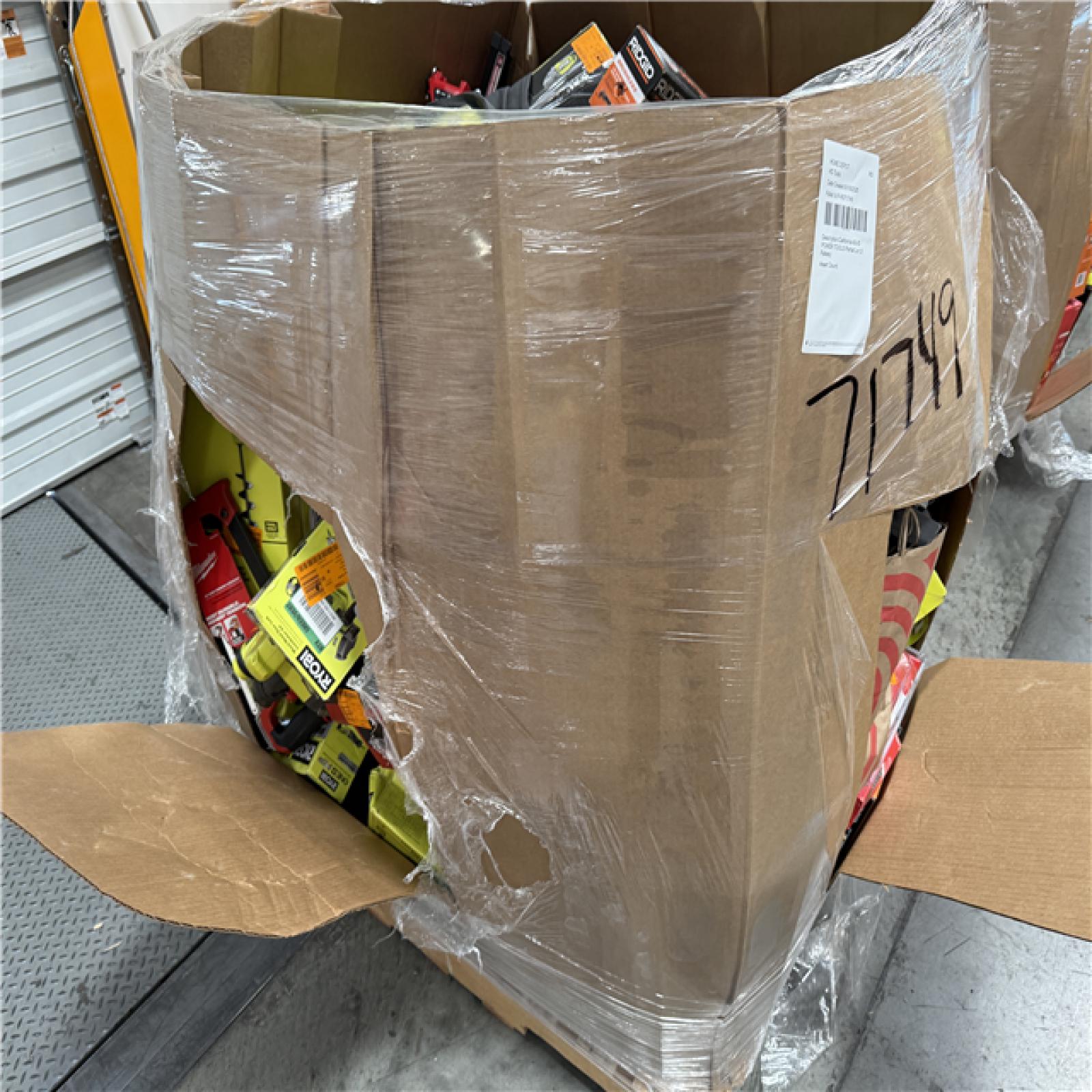 California AS-IS POWER TOOLS Partial Lot (3 Pallets) P-R071749