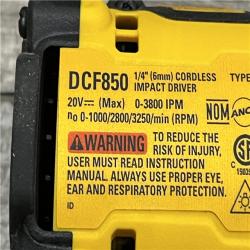 AS-IS DEWALT ATOMIC 20V MAX Lithium-Ion Cordless 1/4 in. Brushless Impact Driver Kit