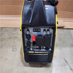 HOUSTON LOCATION - AS-IS CHAMPION 4500/3500-Watt Electric Start Gasoline/Propane Powered Dual Fuel Inverter Generator with Quiet Technology and CO Shield