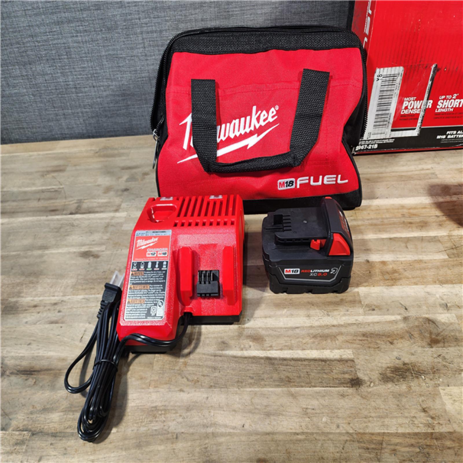 HOUSTON LOCATION - AS-IS (APPEARS LIKE NEW) Milwaukee M18 1/2 in. Cordless Brushless High Torque Impact Wrench Kit (Battery & Charger)