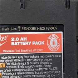 AS-IS Milwaukee 18V Lithium-Ion Brushless Cordless Compact Drill/Impact Combo Kit