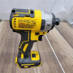 AS-IS DEWALT ATOMIC 20V MAX Lithium-Ion Cordless 1/4 in. Brushless Impact Driver Kit, 5 Ah Battery, Charger, and Bag