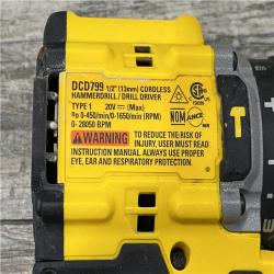 AS-IS DEWALT ATOMIC 20V Lithium-Ion Cordless 1/2 in. Hammer Drill Kit