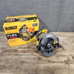 HOUSTON LOCATION - AS-IS (APPEARS LIKE NEW) DeWALT Flexvolt Max 7-1/4  60V Brushless Circular Saw DCS578B (Bare Tool)