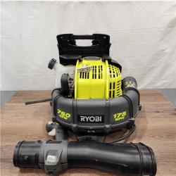 AS-IS RYOBI 175 MPH 760 CFM 38cc Gas Backpack Leaf Blower