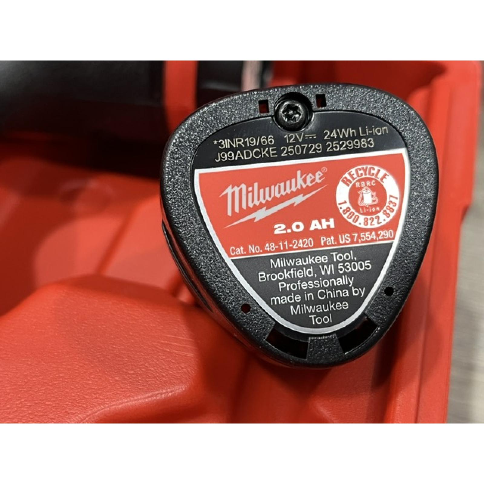 NEW - Milwaukee 12-Volt Lithium-Ion Cordless Drain Cleaning Airsnake Air Gun Kit