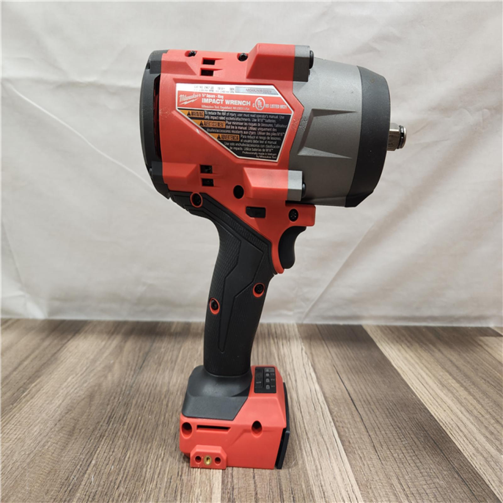 AS-IS- Milwaukee M18 FUEL 18V Lithium-Ion Brushless Cordless 1/2 in. Impact Wrench with Friction Ring (Tool-Only)