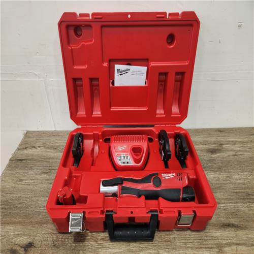 Phoenix Location Good Condition Milwaukee M12 12-Volt Lithium-Ion Force Logic Cordless Press Tool Kit (3 Jaws Included) with Two 1.5 Ah Battery and Hard Case