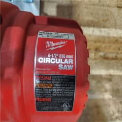 HOUSTON LOCATION - AS - IS Milwaukee 18V Lithium-Ion Cordless 6-1/2 in. Circular Saw (Tool-Only)