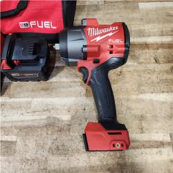 HOUSTON LOCATION - AS - IS Milwaukee FUEL 18V Lithium-Ion Brushless Cordless 1/2 in. Impact Wrench w/Friction Ring Kit