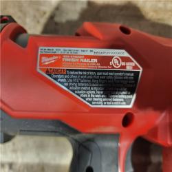 HOUSTON LOCATION - AS - IS Milwaukee FUEL 18-Volt Lithium-Ion Brushless Cordless Gen ll 16-Gauge Straight Finish Nailer (Tool Only)