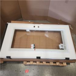 Phoenix NEW MMI DOOR 32 in. x 80 in. Internal Blinds Right-Hand Inswing Full Lite Clear Classic Primed Fiberglass Smooth Prehung Front Door