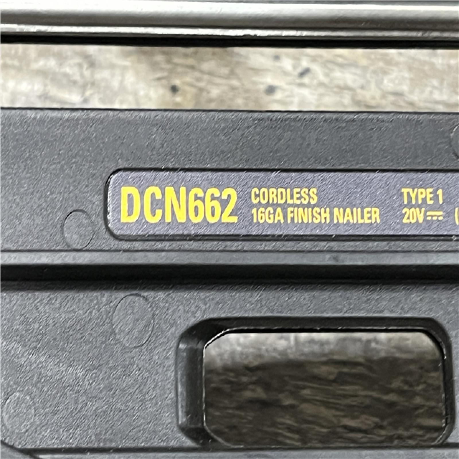 AS-IS DEWALT 20V MAX XR 16-Gauge Lithium-Ion Cordless Finish Nailer (Tool Only)
