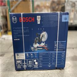 DALLAS LOCATION- Bosch 15 Amp 12 in. Corded Dual-Bevel Sliding Glide Miter Saw