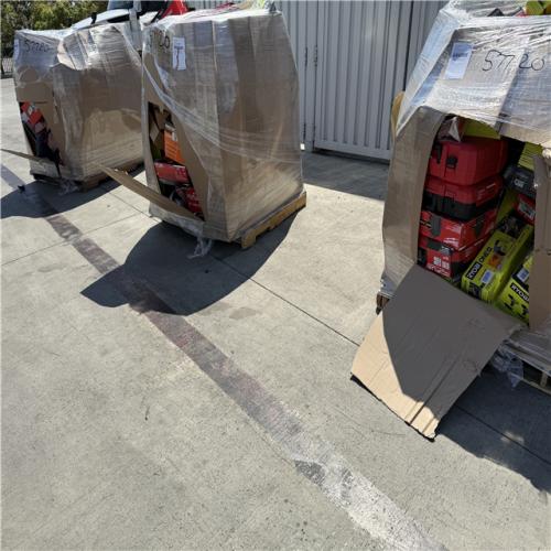 California AS-IS POWER TOOLS Partial Lot (3 Pallets)
