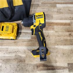 HOUSTON LOCATION - AS - IS DEWALT Atomic 20V Lithium-Ion Cordless Compact 1/2 in. Drill/Driver Kit
