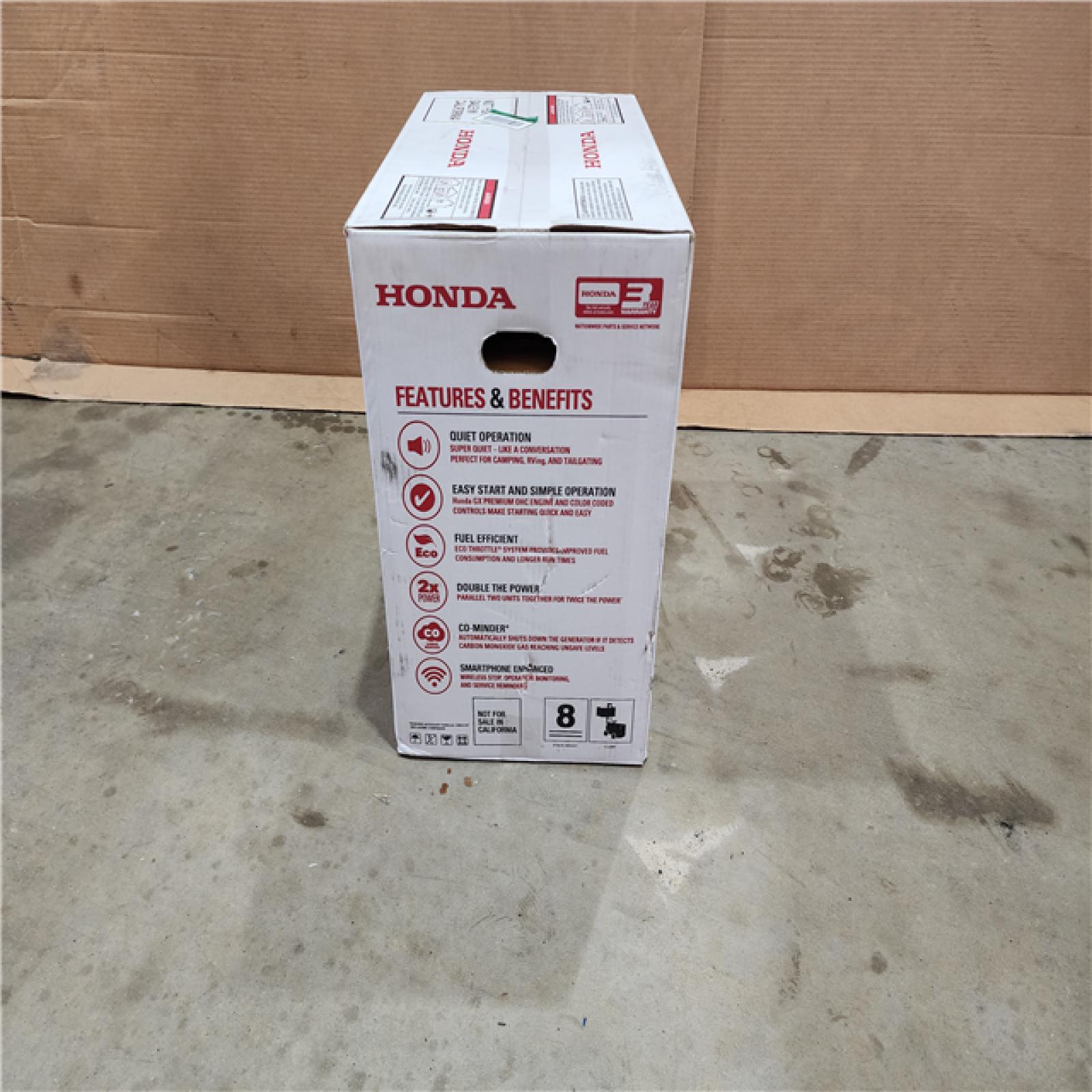 HOUSTON LOCATION - AS - IS HONDA INVERTER EU2200i GENERATOR (LIKE NEW)