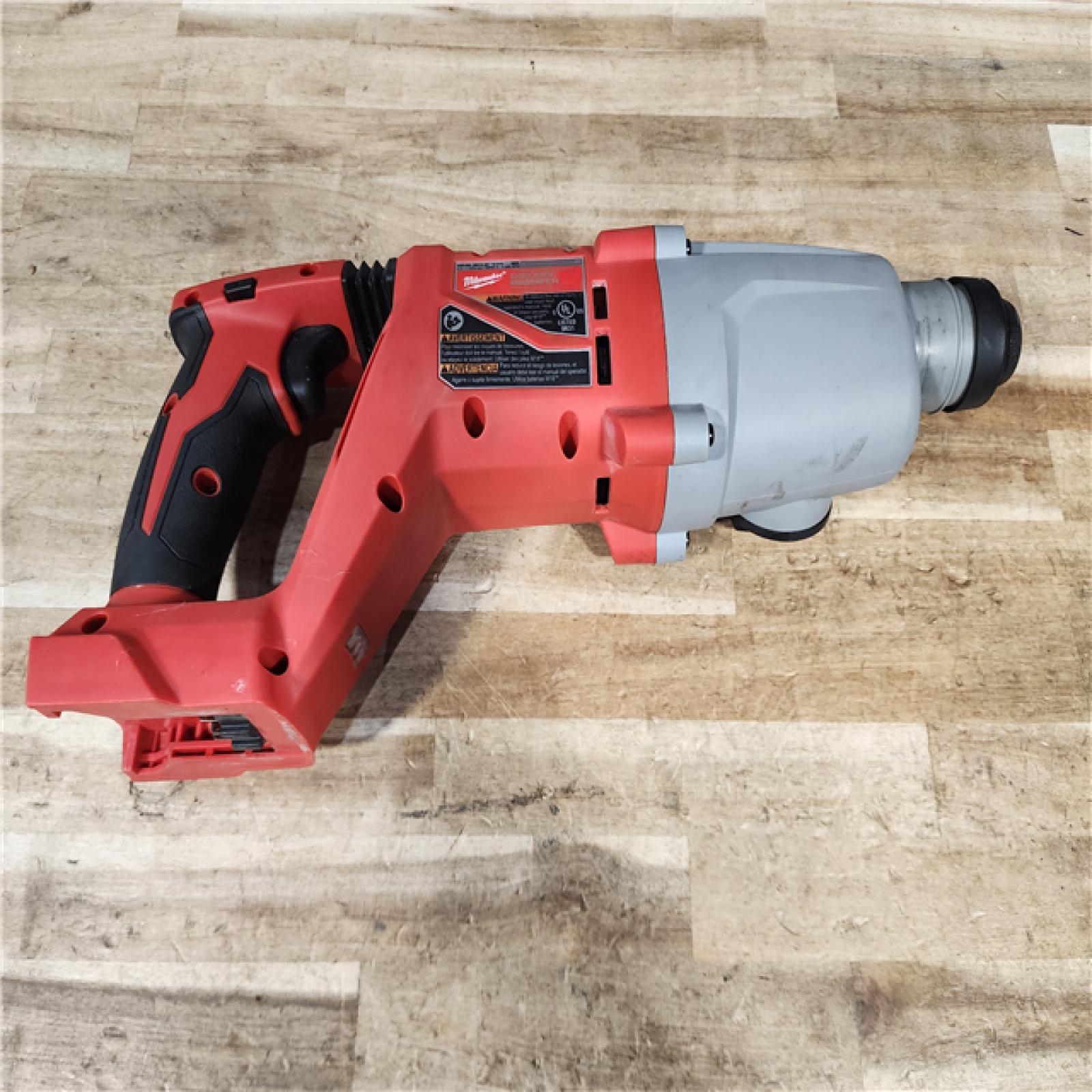 HOUSTON LOCATION - AS - IS Milwaukee 18V Lithium-Ion Brushless Cordless 1 in. SDS-Plus D-Handle Rotary Hammer (Tool-Only)