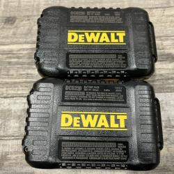 AS-IS DEWALT 20V MAX Compact Lithium-Ion 3.0Ah Battery Pack (2 Pack)