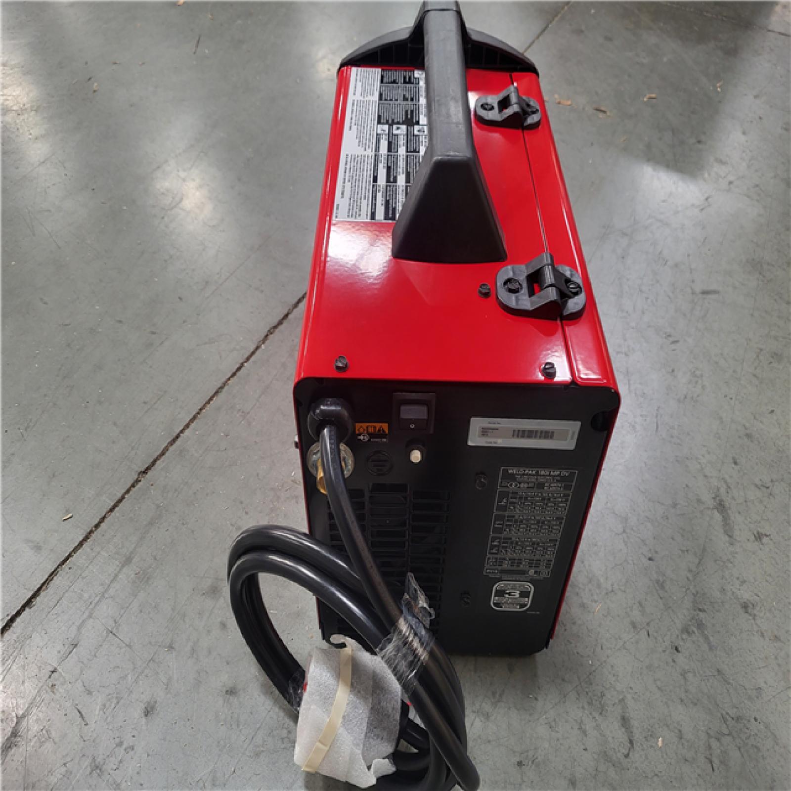 CALIFORNIA NEW LINCOLN ELECTRIC 180 I MP DV WELD PAK