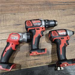 GOOD- Milwaukee M18 18-Volt Lithium-Ion Cordless Combo Kit 7-Tool with 2-Batteries, Charger and Tool Bag