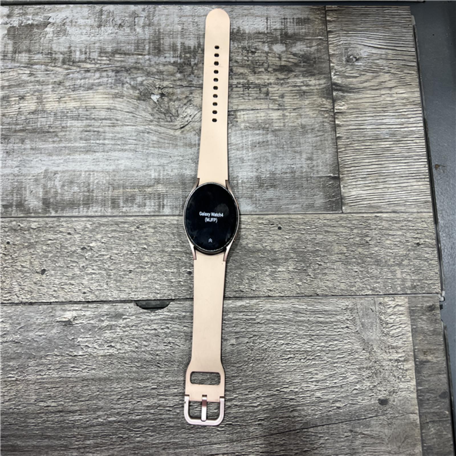 AS-IS Samsung Galaxy Watch4 40mm Bluetooth and WiFi Smart Watch, Pink Gold