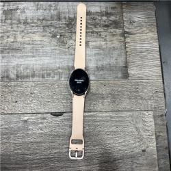AS-IS Samsung Galaxy Watch4 40mm Bluetooth and WiFi Smart Watch, Pink Gold