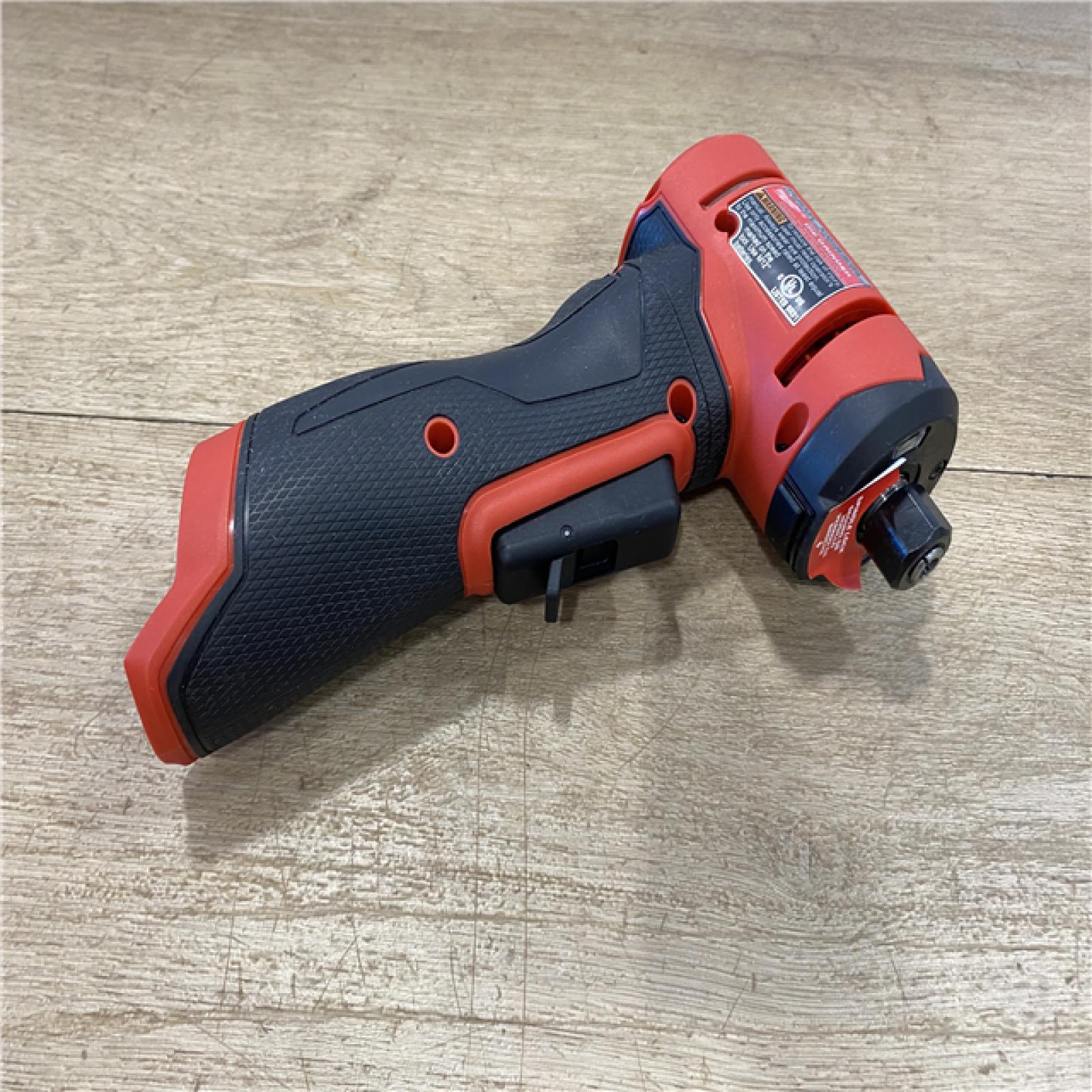 AS-IS Milwaukee FUEL 12V Lithium-Ion Brushless Cordless 1/4 in. Right Angle Die Grinder (Tool-Only)
