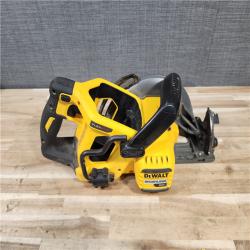 HOUSTON LOCATION - AS-IS DEWALT FLEXVOLT 60V MAX Cordless Brushless 7-1/4 in. Wormdrive Style Circular Saw (Tool Only)
