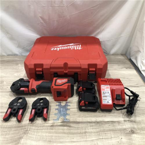 AS-IS Milwaukee M18 18V Lithium-Ion Cordless Short Throw Press Tool Kit