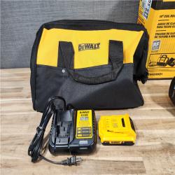 HOUSTON LOCATION - AS-IS (APPEARS LIKE NEW) DEWALT 20V MAX Lithium-Ion 15-Degree Electric Cordless Roofing Nailer Kit