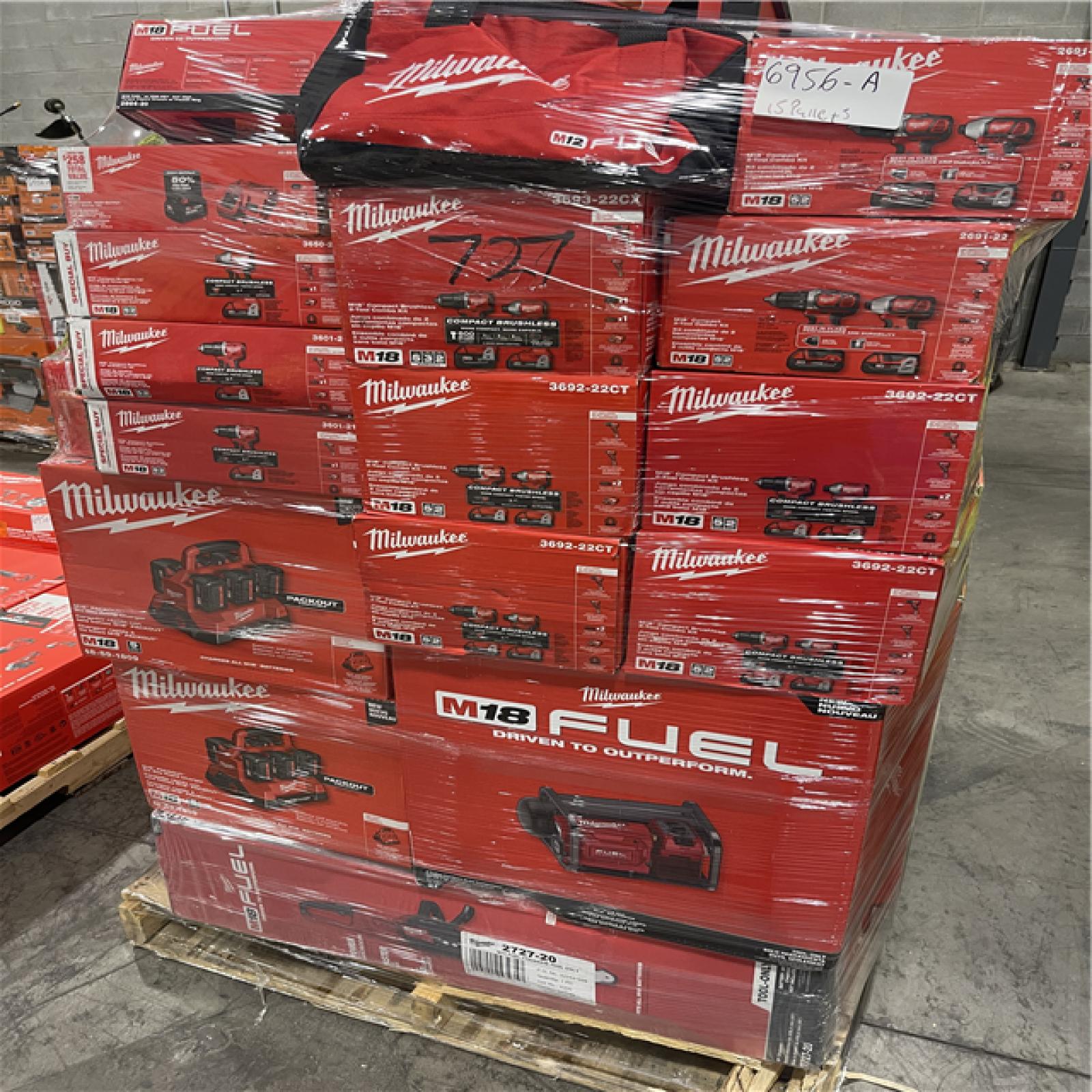 Pittston Location As-IS Power Tools Partial Truckload (15 Pallets) 6956-A