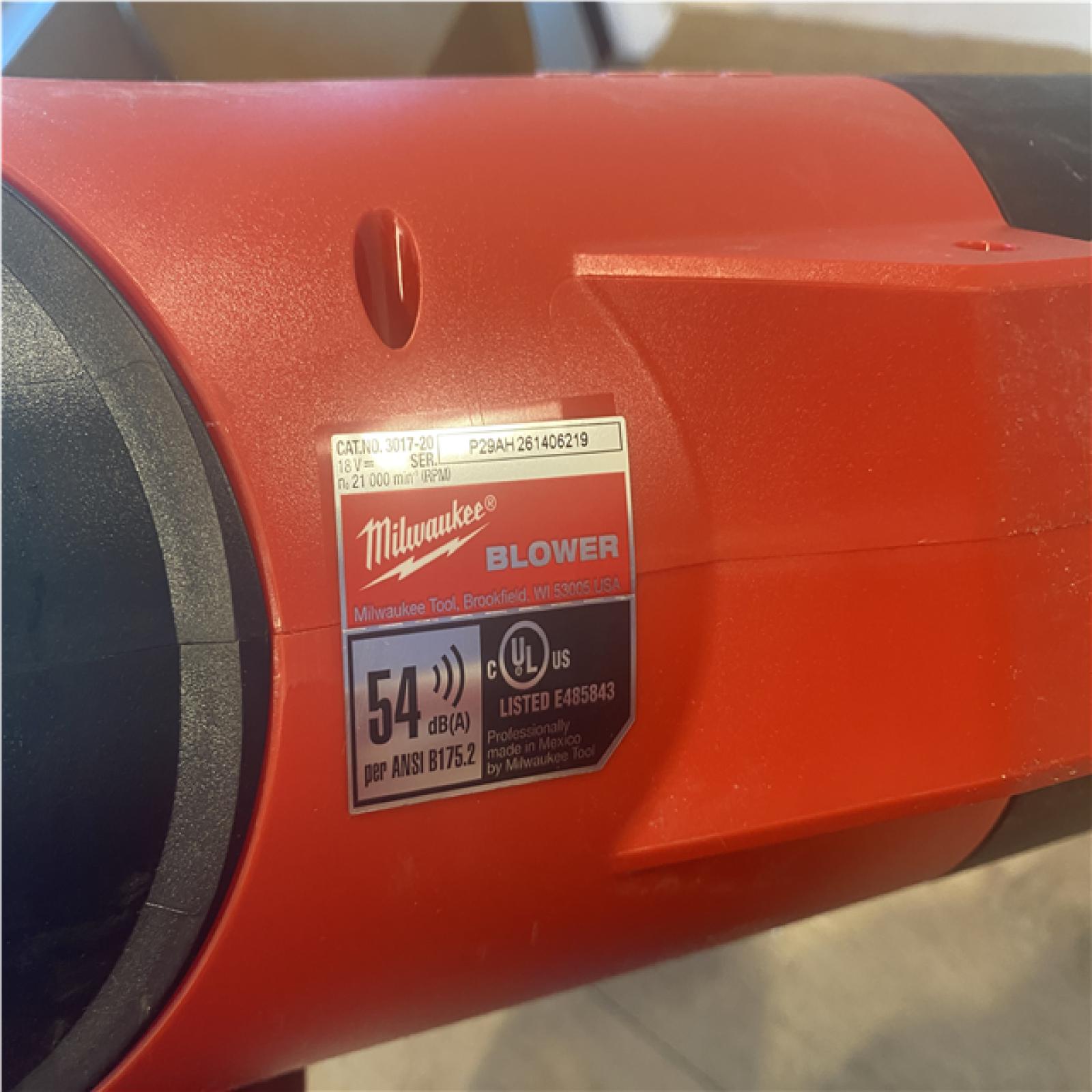 AS-IS Milwaukee FUEL 120 MPH 500 CFM 18V Lithium-Ion Brushless Cordless Handheld Blower (Tool-Only)