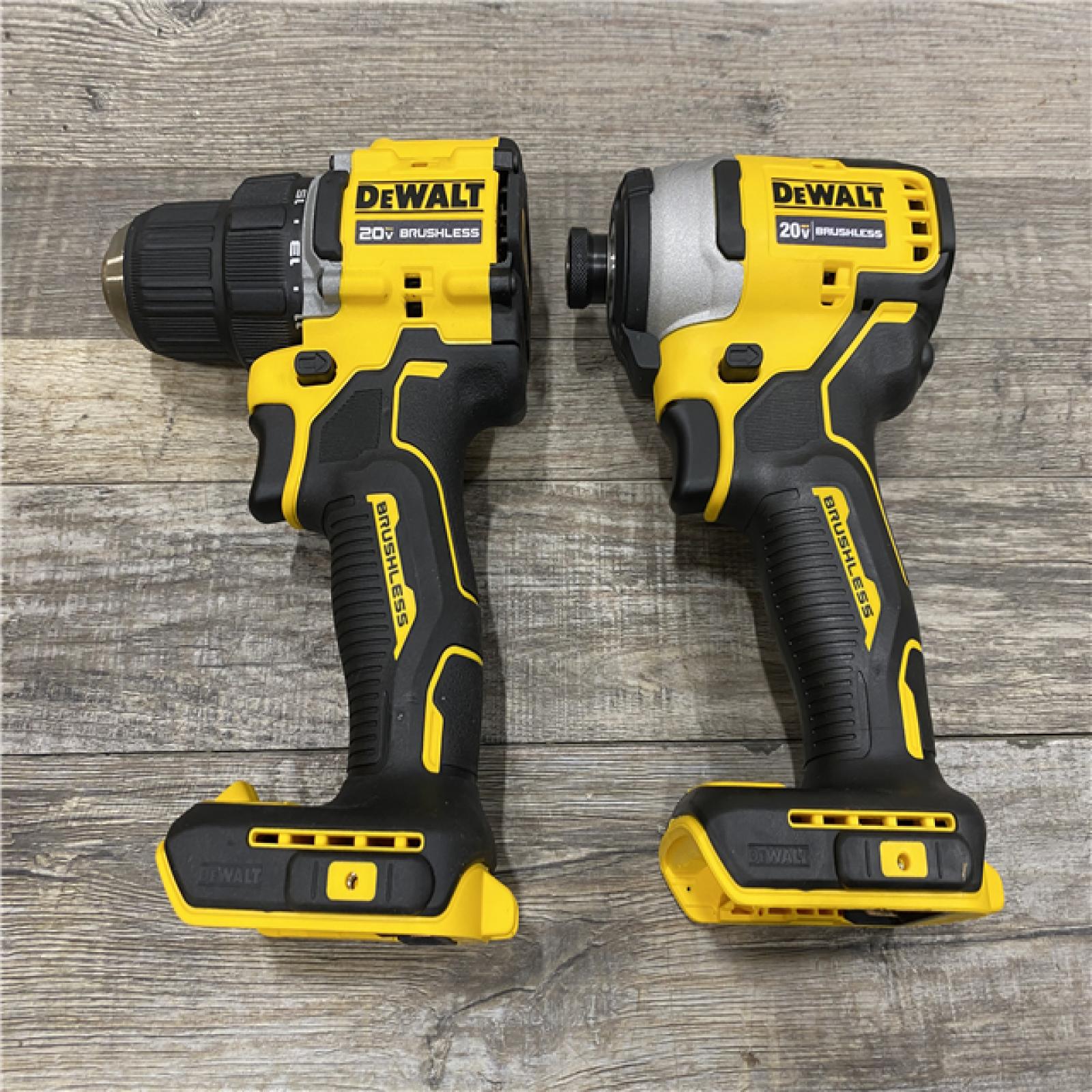 AS-IS DEWALT ATOMIC 20-Volt MAX Lithium-Ion Cordless Combo (2-Tool) Kit
