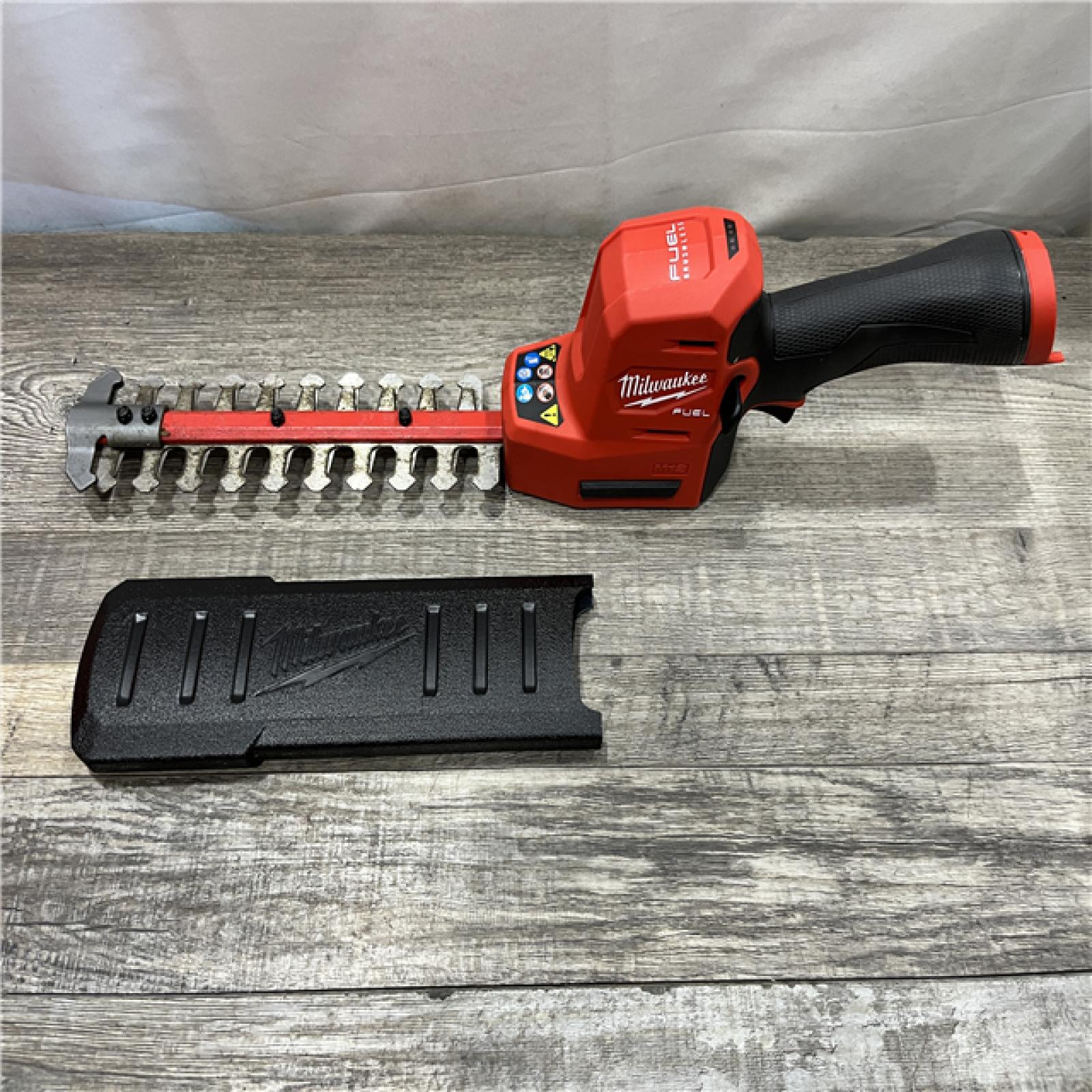 AS-IS Milwaukee FUEL 8 in. 12V Lithium-Ion Brushless Cordless Battery Hedge Trimmer (Tool-Only)