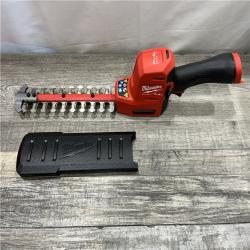 AS-IS Milwaukee FUEL 8 in. 12V Lithium-Ion Brushless Cordless Battery Hedge Trimmer (Tool-Only)