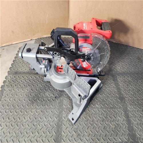 HOUSTON LOCATION - AS-IS Milwaukee M18 FUEL 7-1/4 in. Cordless Brushless Dual-Bevel Sliding Compound Miter Saw (TOOL ONLY)