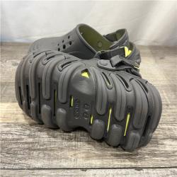 GOOD Crocs Echo Clog; Gray Green,  W9/M7