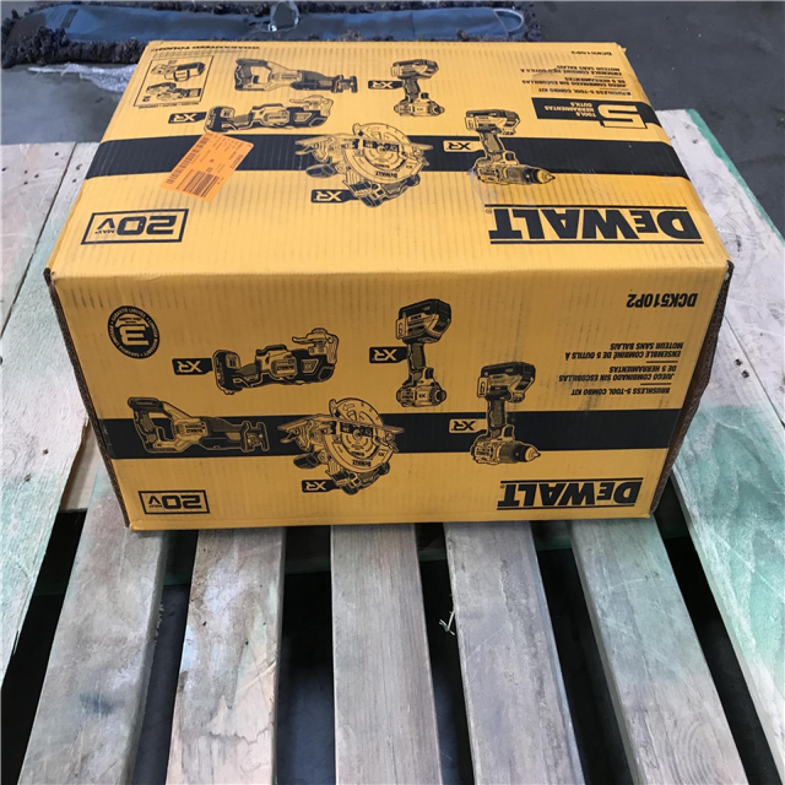 CALIFORNIA AS-IS DeWALT Brushless 5-Tool Combo Kit
