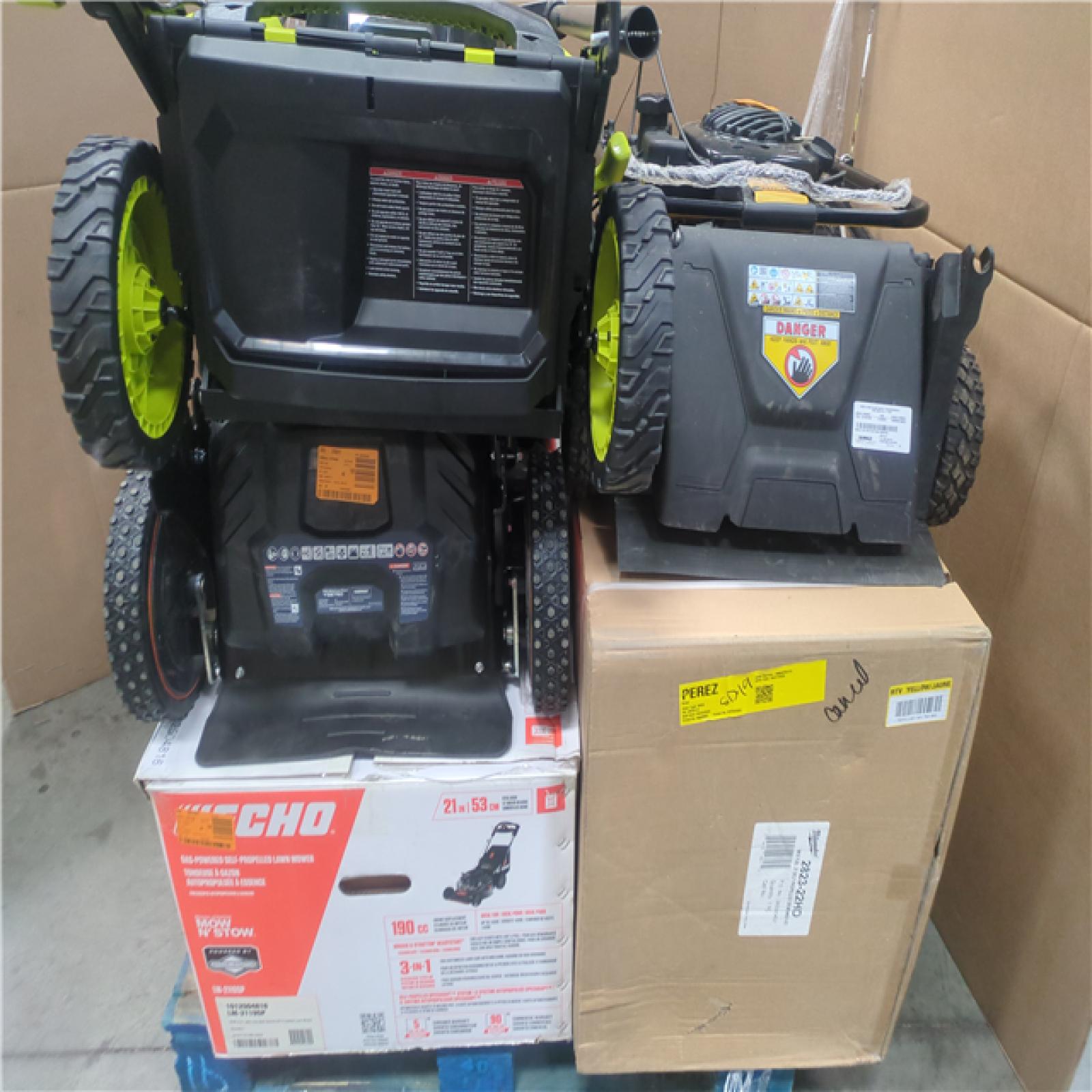 CALIFORNIA AS-IS OUTDOOR POWER EQUIPMENT