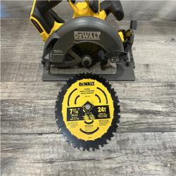 AS-IS DEWALT FLEXVOLT 60V MAX Cordless Brushless 7-1/4 in. Circular Saw with Brake (Tool Only)